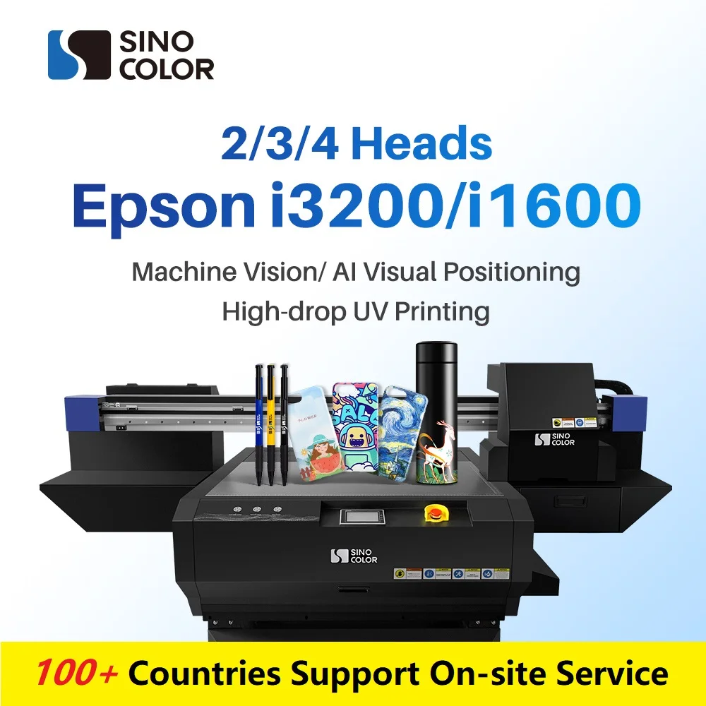6090 Uv Flatbed Printer High Precision 3d Embossed Effect Pen Drive logo Printing Machine FB-0906 with 15 Months Warranty