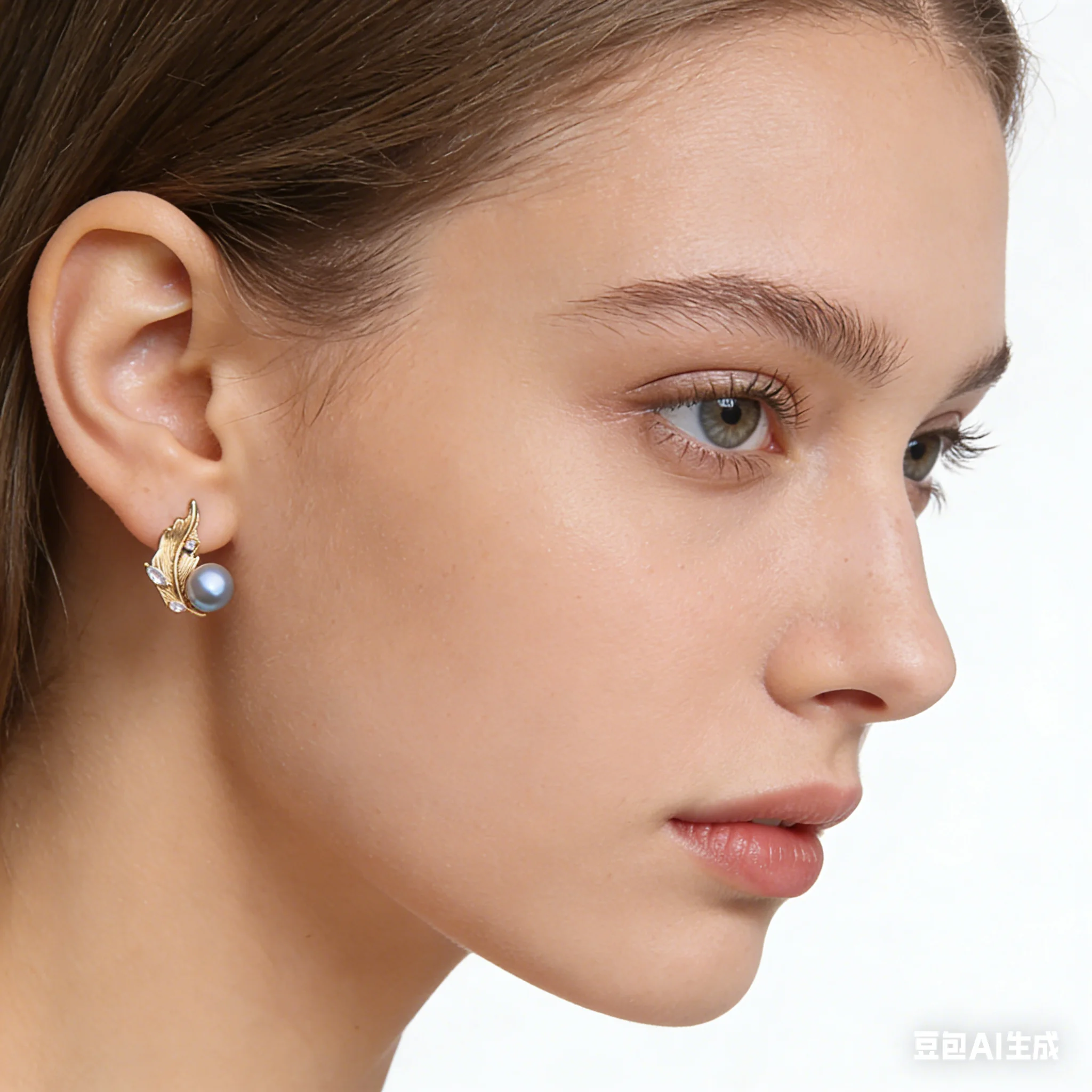 Boucles d\'oreilles en perles naturelles pour femmes, boucles d\'oreilles en perles d\'eau douce Boho mignonnes, cadeau de fiançailles de mariage,