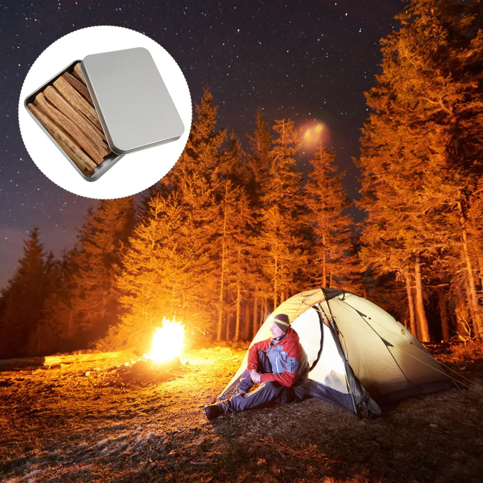 Camping Survival Fire Starter Outdoor Quick Fire Kit Firestarter Stick Emergency Camping Burner Fire Starter Fire Lighter Stick