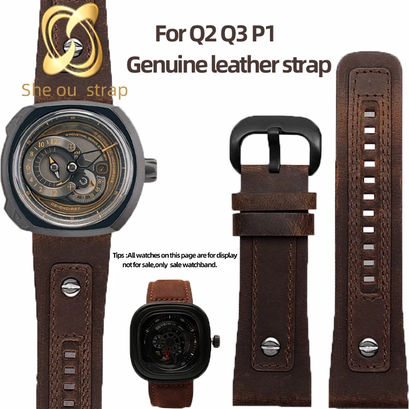 Cowhide Watch Strap… - image