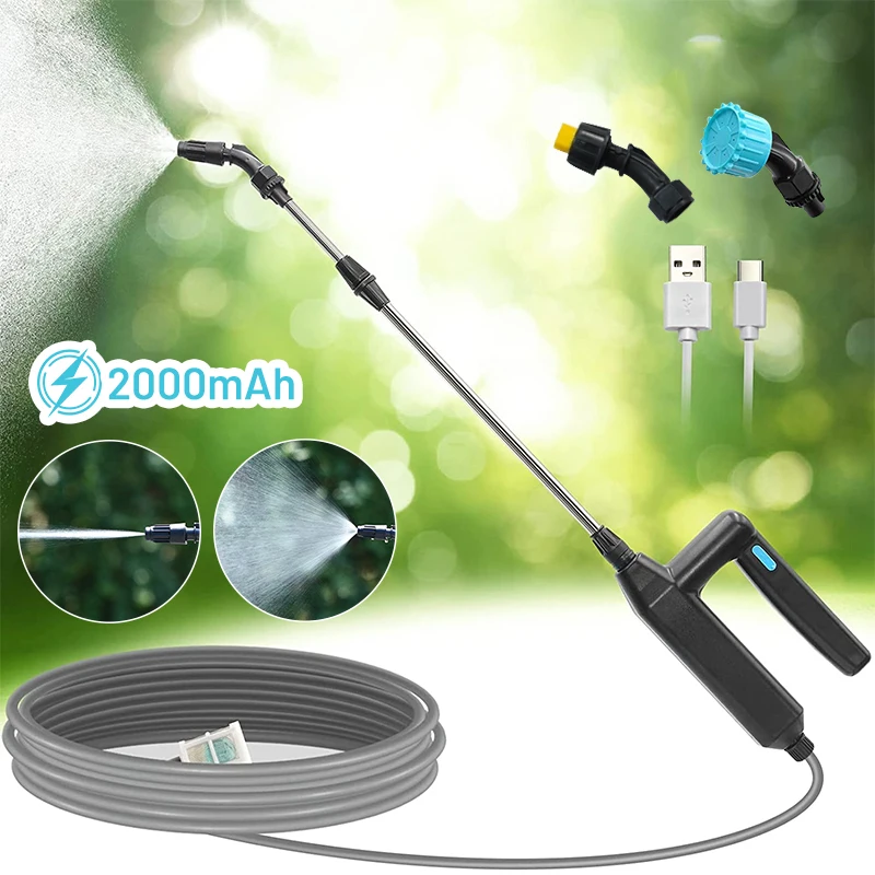 

3-5M Portable Electric Sprayer Gun Automatic Garden Sprayer High Pressure Watering Sprayer Garden Irrigation Watering Sprinkler