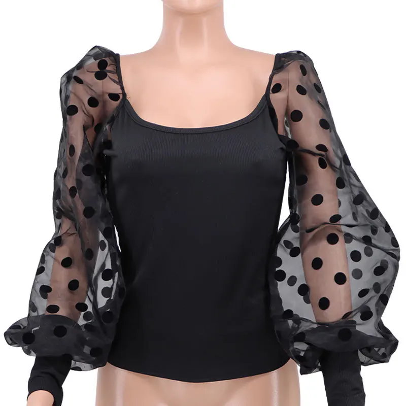 T-shirt à manches longues pour femmes, coupe cintrée, pour filles chaudes, confortable, respirant, décontracté, en mélange de coton, 863