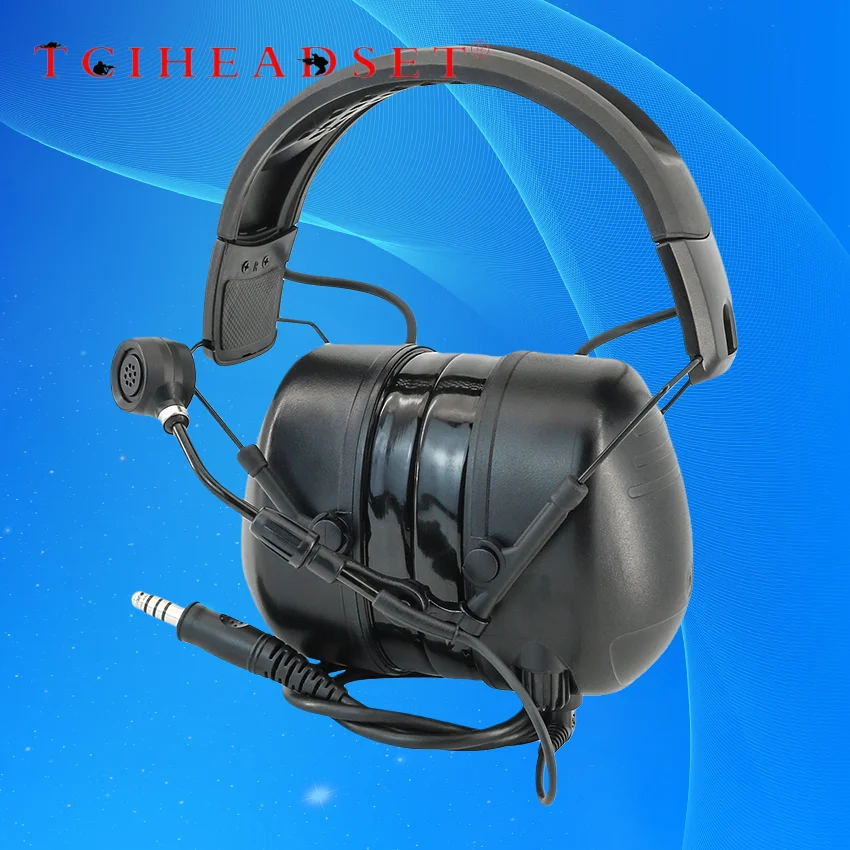 G600 سماعة أذن تكتيكية U94 PTT من السيليكون متوافقة مع راديو Baofeng UV5R ثنائي الاتجاه #6