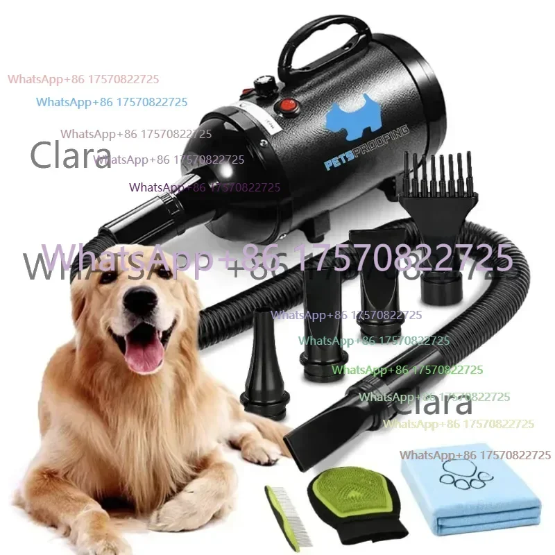 Super Value Factory Store2600W 1400W Stepless Adjus   Speed Dog Pet Hair Force grooming Dryer Sui   For Small Medium And Large D