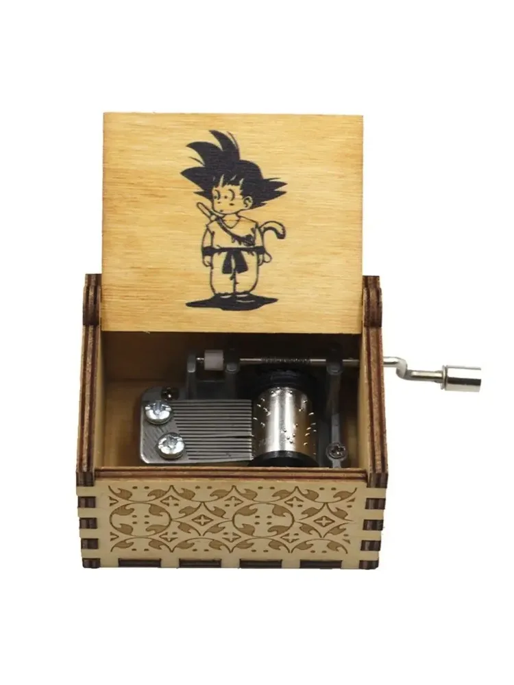 Boîte à musique en bois pour la saint-valentin et l'anniversaire de noël, cadeau pour femme et fille, cadeau de secouer les mains