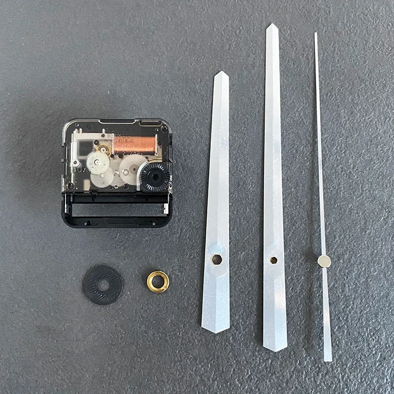Clock Mechanism With Needles SKP 44704P Sweep Plastic Movement  23 Silver Hands Clock Accessory Silent Quartz DIY Kits Spare