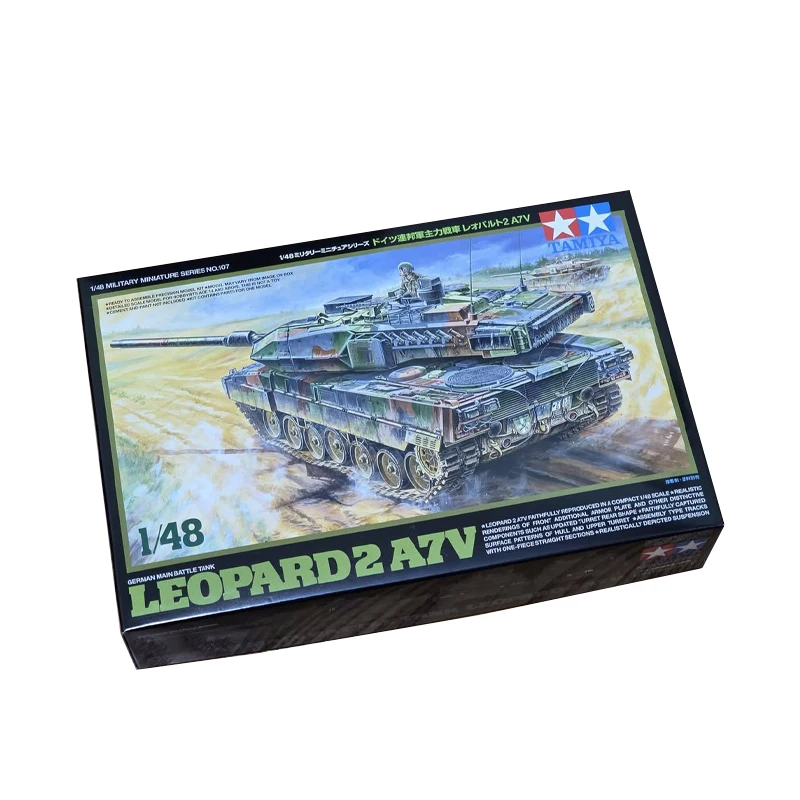 

Пластиковый набор для сборки модели TAMIYA 32607, немецкий основной боевой танк Leopard 2A7V, масштаб 1/48