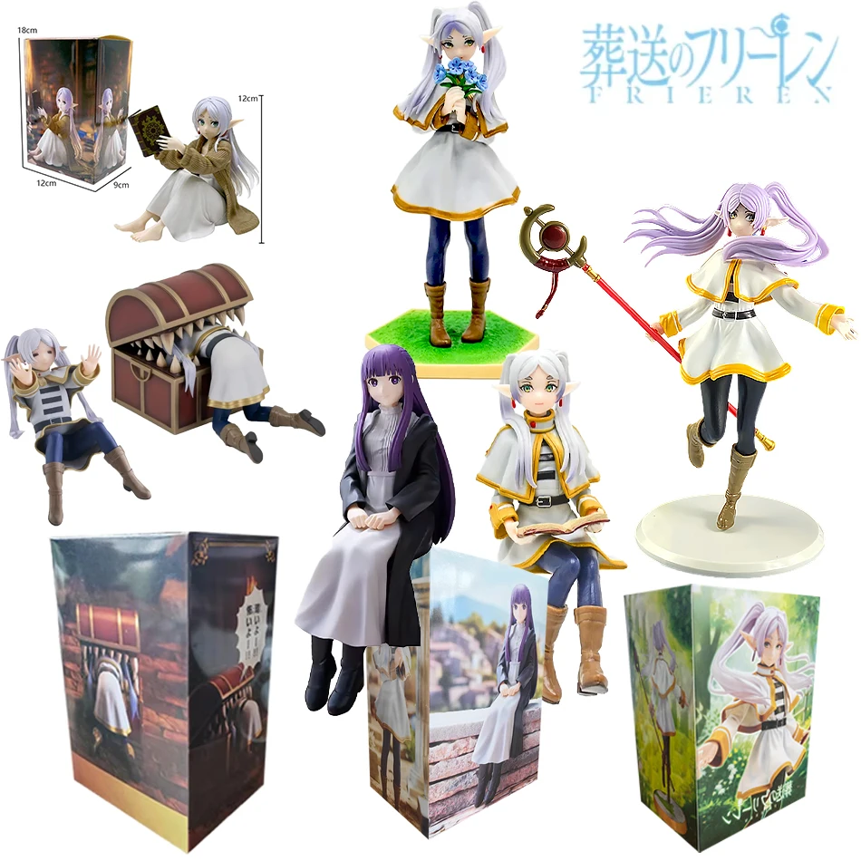 【セール中】Frieren Beyond Journey's End アニメガールフィギュアヌードルストッパー少女のフリーレンアクションフィギュアコレクタブルモデル人形おもちゃ