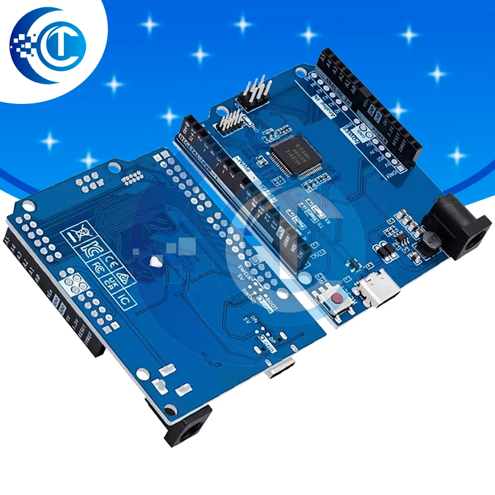 Для Arduino UNO R.4 minima TYPE-C модуль макетной платы улучшенная версия совместимая официальная материнская плата