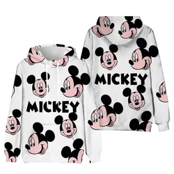 Autumn Mickey Mouse Print Hoodies Women Streetwear Polyester Long Sleeve Female Sweatshirt Loose Ladies Clothes