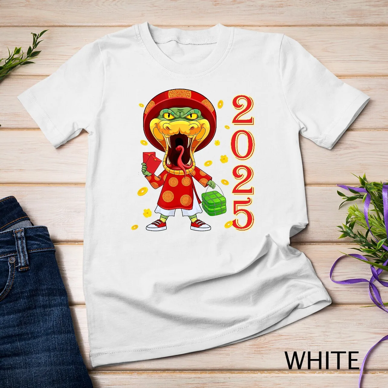 

Xuan At Ty Happy Tet Chuc Mung Nam Moi 2025 T shirt
