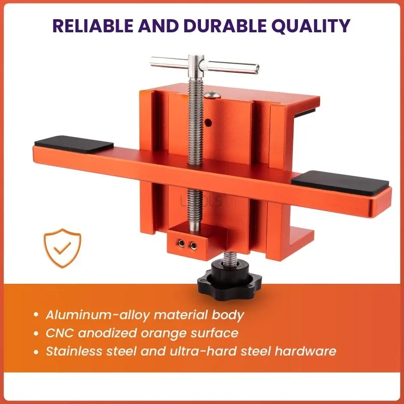 New Woodworking Storage Cabinet Door Installation Fixture Alloy Punching Fixing Clip Cabinet Right Angle Clamp Manual Tools DIY