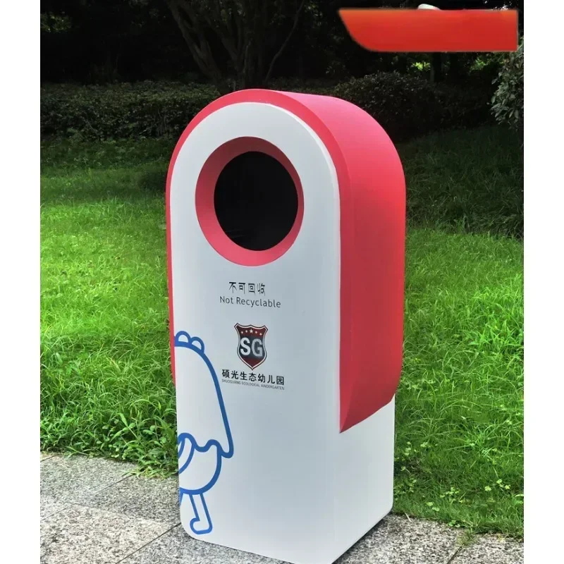 

Outdoor Sanitation Trash Can Child Friendly City Trash Sorting Trash Bin Park Street Community Peel Bin