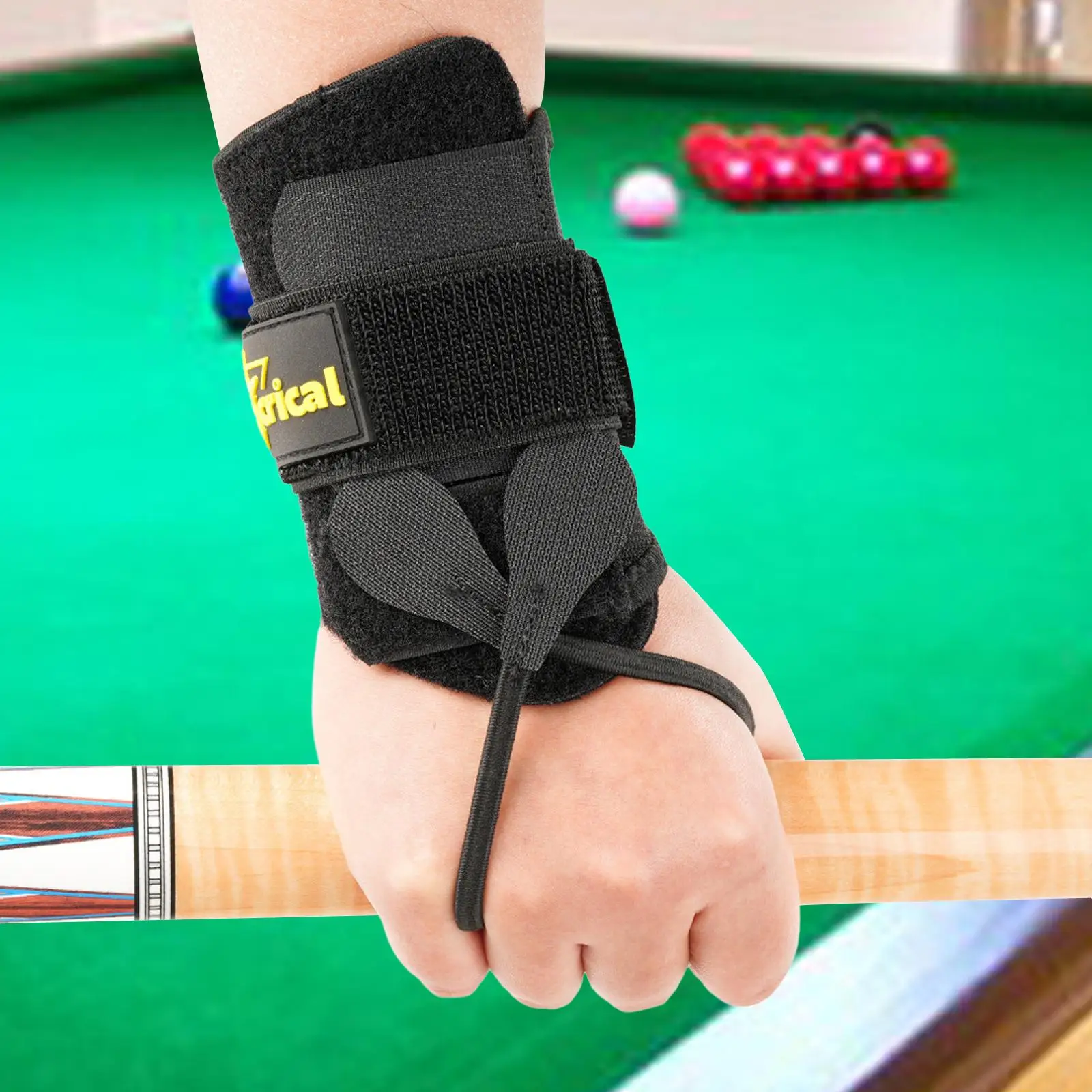 

Billiards Glove Wrist Trainer Portable Wrist Trainer Corrector Snooker Wristband