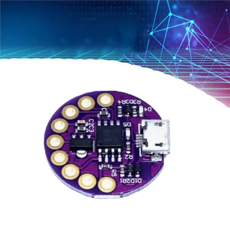 Wearable Development Module MCU-Lilytiny For Lilypad Attiny85 Microcontroller Board Mini For Arduino DIY E-Textiles