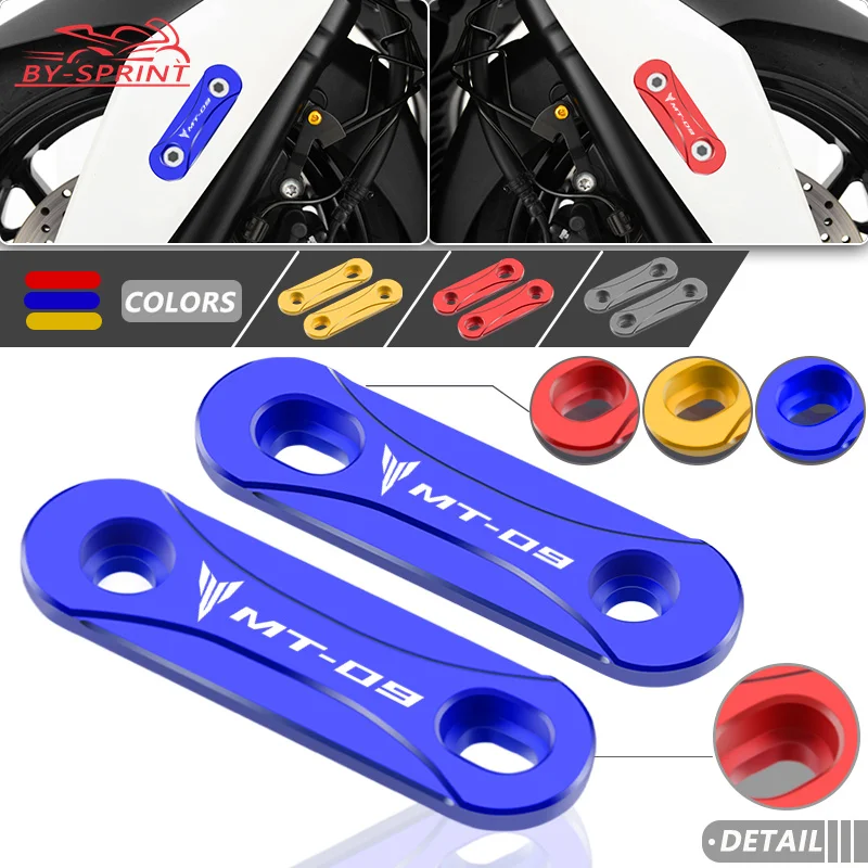 

Brand NEW Motorcycle CNC Front Axle Coper Plate Decorative Protector Cover For Yamaha MT-07 MT-09 FZ07 FZ09 FJ09 2014-2022 2023