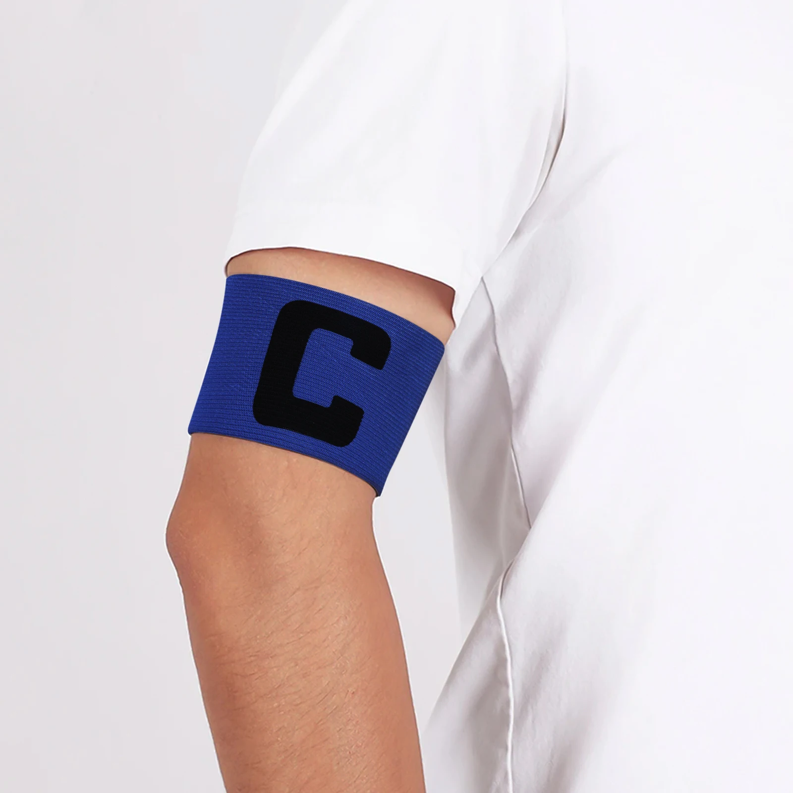 Captain Armband Football Soccer Bands Adjustable Sport Team Nylon Durable Anti Drop Long Lasting Use