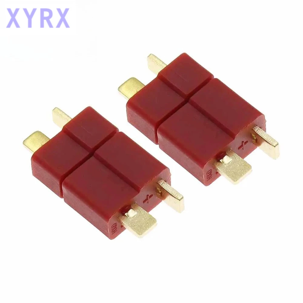 In spot 10PCS Anti-skidding Deans Plug T Style Connector Female / Male for RC Lipo Battery ESC Rc Helicopter