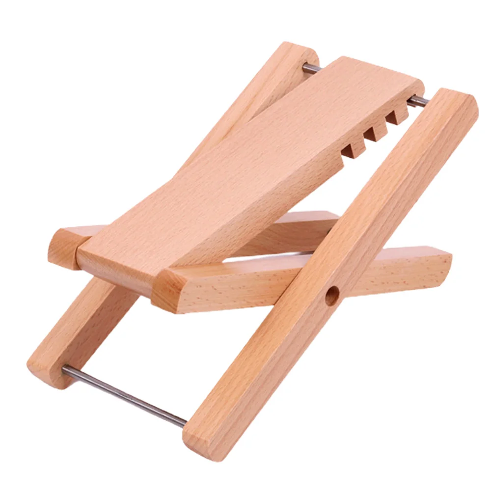 

Wooden Footstool Pedal Adjustable Height Foldable Portable Lightweight Wood Guitar Footstool Stool Rest Ottoman