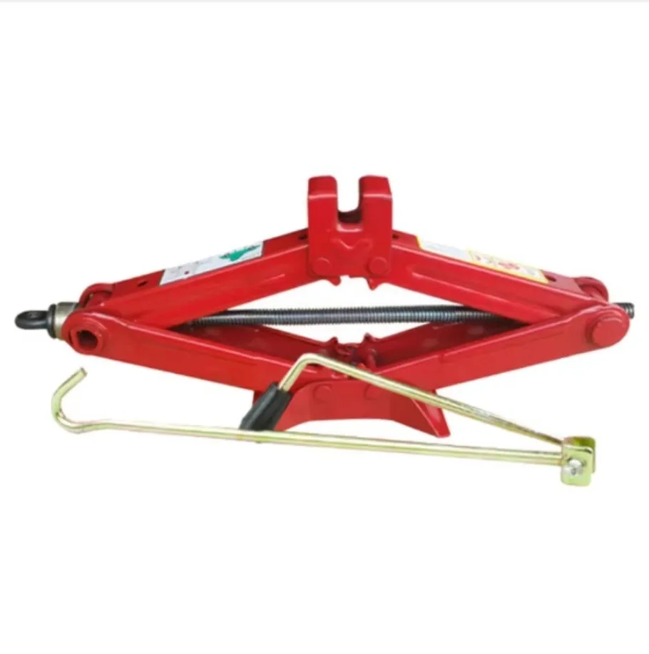 Lift Height 90-385mm Foldable Scissor Car jack 2T Heavy Duty Quick Lift Manual Car jack Repair Shop Equipment For Car Van Tyre