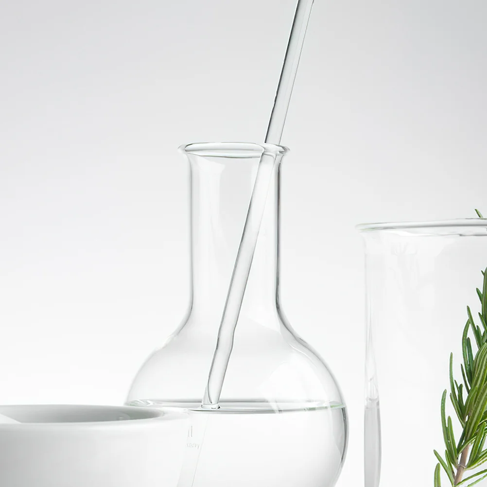 

6 Pcs Handmade Glass Mixing Rod Stir Sticks Laboratory Stirring Stirrer Rods for