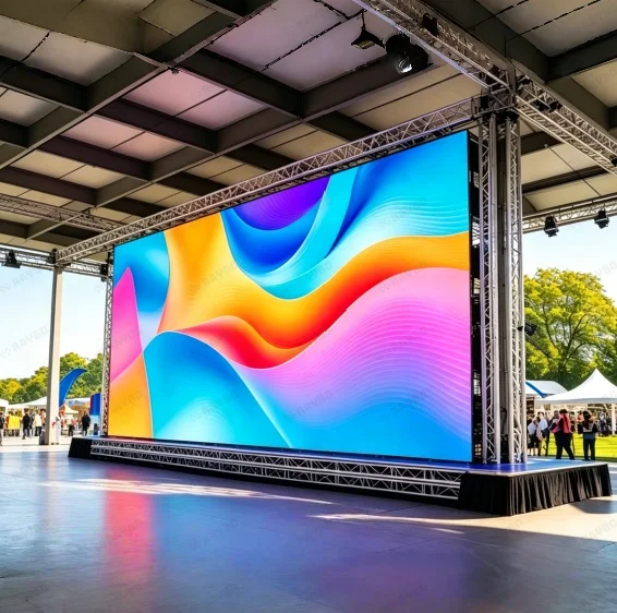 InnoLux Series P4.81 LED Display Integrated Power Box, Ultra-thin Die-cast Aluminum LED Video Wall for Outdoor Events