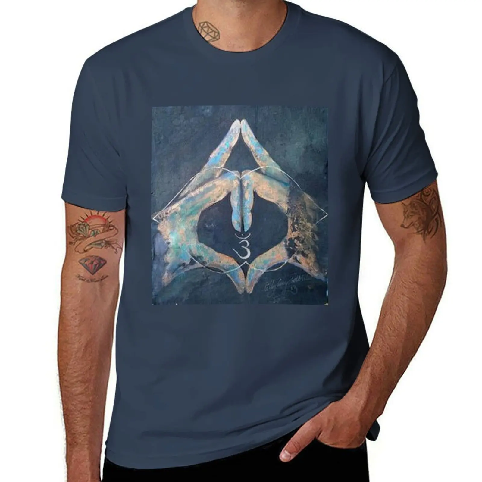 

mudra T-Shirt Casual Fashion Short Sleeve Cotton T-Shirt