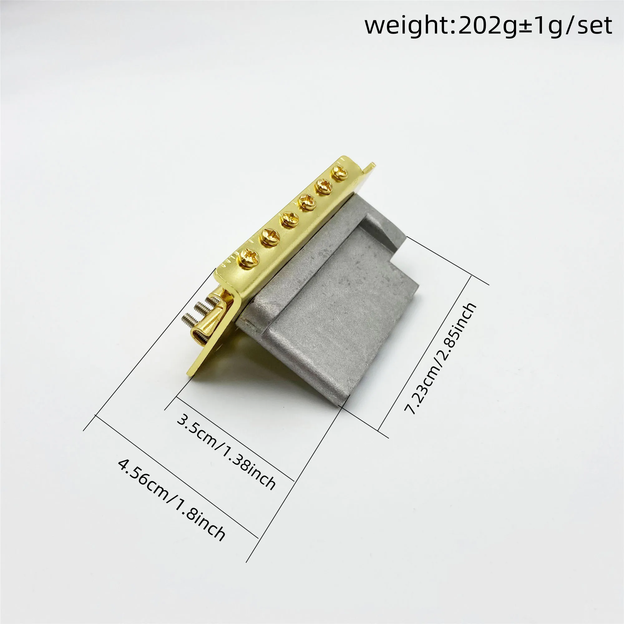 ST Single-Cranked Tinplate Guitar Bridge Guitar Vibrator ST Electric Guitar Single-Cranked String Drawing Plate view 6