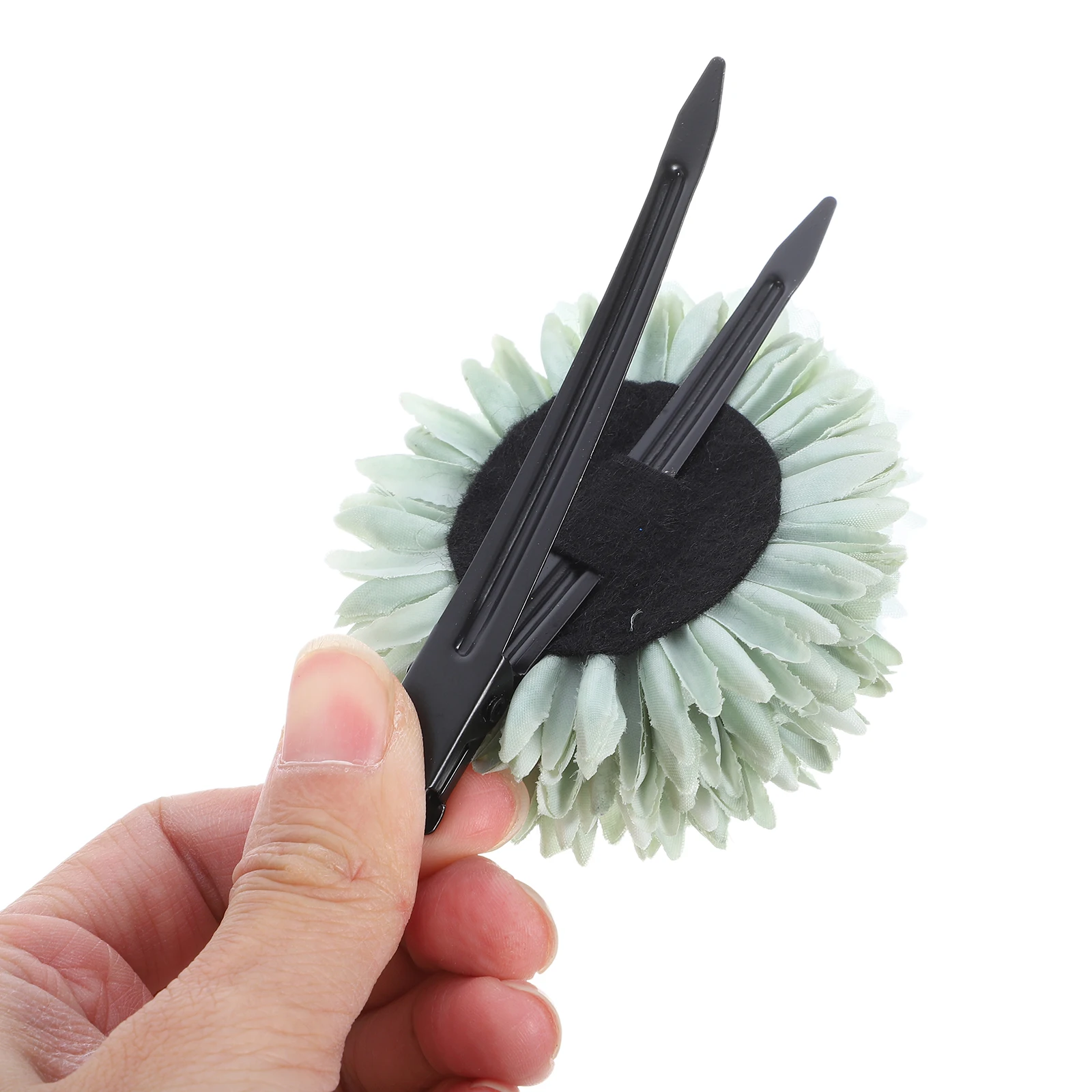

Green Chrysanthemum Clip Women Yukata Accessories Flower Clips for Floral Hair Piece Hair Flowers