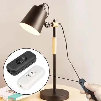 전기 램프용 인라인 스위치, 전원 케이블용 중간 스위치, 제어 조이스틱 스위치, 6A, 250V 코드 로커, 60x26.5x15.5mm