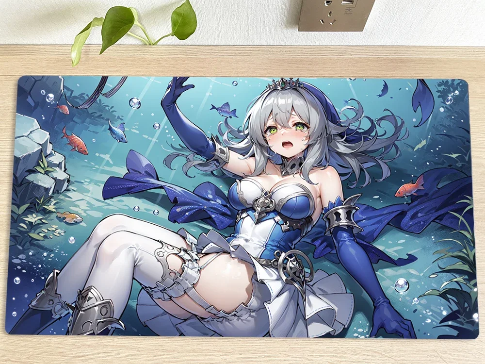 

YuGiOh Playmat Tearlaments Merrli TCG CCG Mat Trading Card Game Mat Table Desk Mouse Pad Gaming Play Mat Mousepad 60x35cm