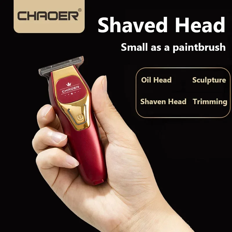 Mini Professional Hair Trimmer Powerful Men 0 MM R Blade Electric Clipper Charging Barber Haircut Machine Trimmer Shaver