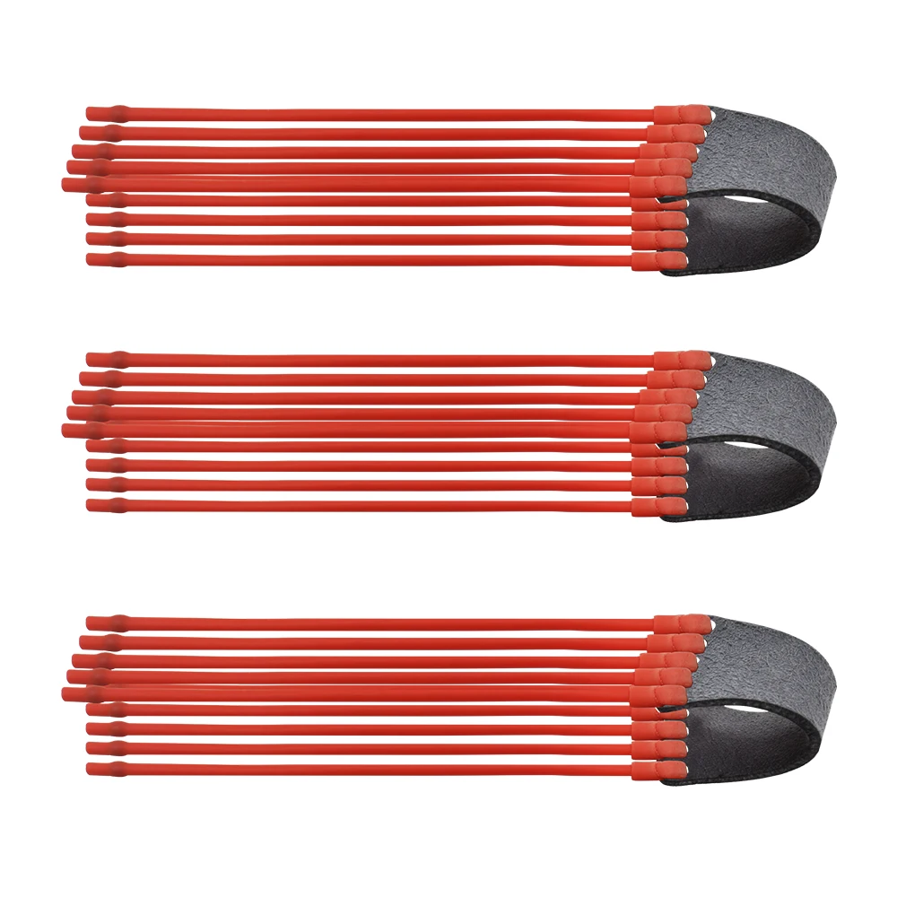 5PCS Karte Ball Gummibänder Große Schleuder Spezielle Leder Bands Outdoor Hohe Elastizität Rohr Gummibänder – Detail 5