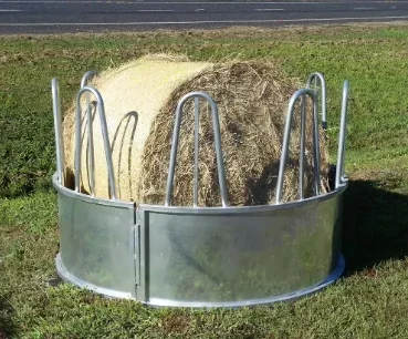 Portable horse  hay feeder horse yard