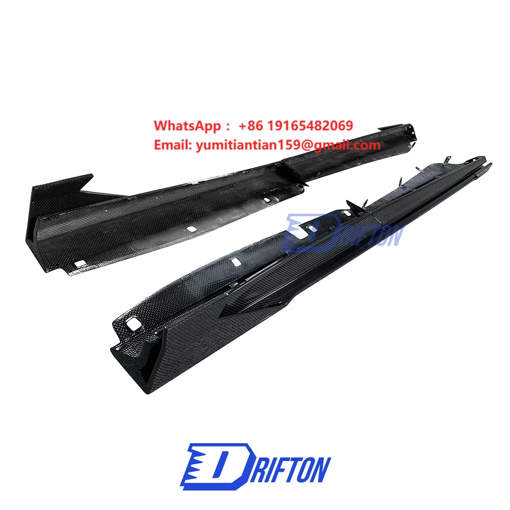 Dry Carbon Fiber Side Skirt for Mclaren GT Body Kit