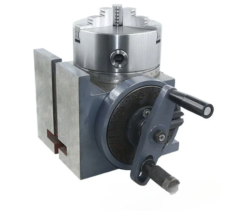 1.25 million indexing head chuck precision large hole 6 inch small simple vertical dual-purpose manual indexing