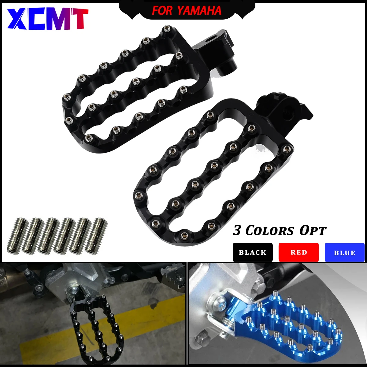 

For Yamaha Tenere 700 XTZ 700 2019-2024 Footpegs Footrests Foot Pedals Tenere700 T700 Rally Edition 2020 2021 2022 2023 2024