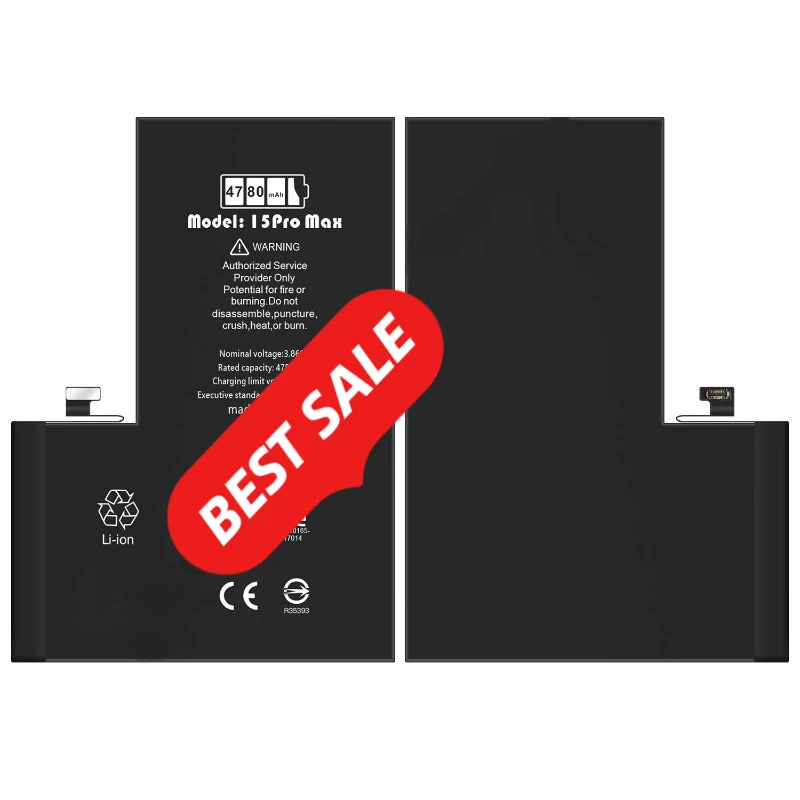 A2849/A3105 for IPhone15 Pro Max Phone Battery No Pop-up Interruptions Health 100% Replacement Bateria Grade A Cell with Tools
