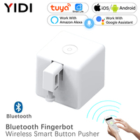 Tuya Bluetooth Smart Fingerbot Plus Wireless Switch Button Pusher Tuya Smart Life App Voice Control worh with Alexa Google Home