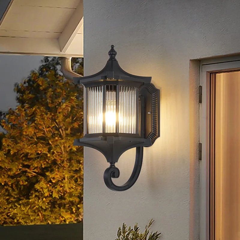

Outdoor wall lamp waterproof European outdoor balcony wall lamp garden villa courtyard lamp door exterior wall