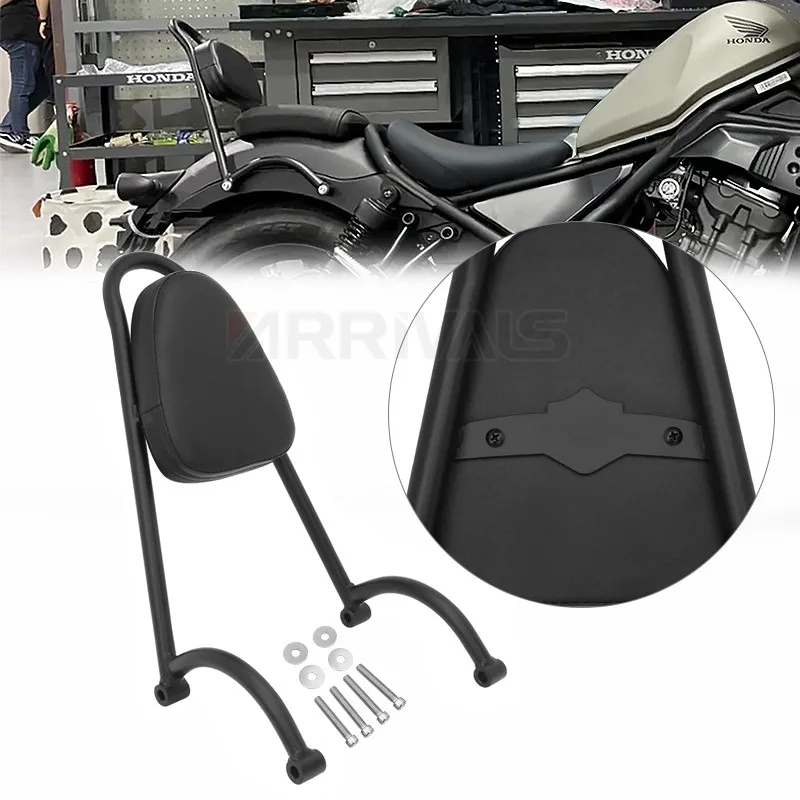 

Passenger Backrest Sissy Bar for Honda REBEL CM CMX 300 500 CMX500 CMX300 2017 2018 2019 2020 2021 17 18 19 20 21