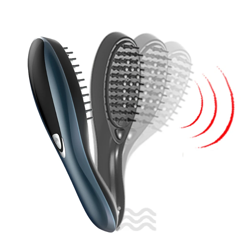 Hair Growth Treatment Scalp Oil Applicator Vibration Electric Scalp Massager Brush