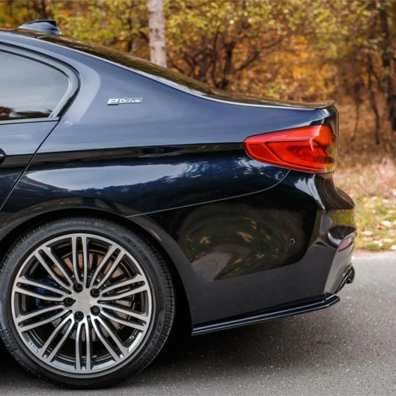 Rear Bumper Diffuser Side Splitters For BMW 5 Series G30 G31 F90 M-Sport 2017-2023 Rear Corner Guard Protector Lip