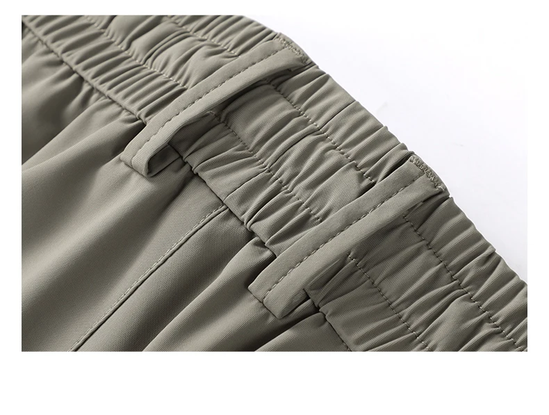 Hochelastische Herrenhose mit Vier-Wege-Stretch, Lässige Slim-Fit-Jogginghose mit Elastischem Kordelzug, Atmungsaktive Hose in Übergrößen bis 5XL – Detail 16