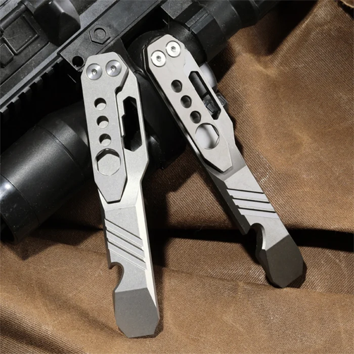 

EDC инструменты титановый портативный кемпинг на природе снаряжение для выживания лома многофункциональный инструмент титановый сплав шестигранный