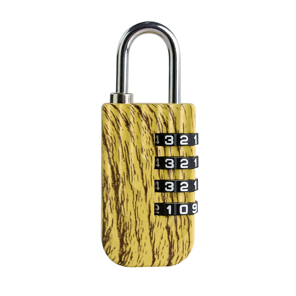 Colorful Mini Padlock with 4 Digit Code Great for Securing Gym Lockers Toolboxes or Personal Items Anywhere You Go