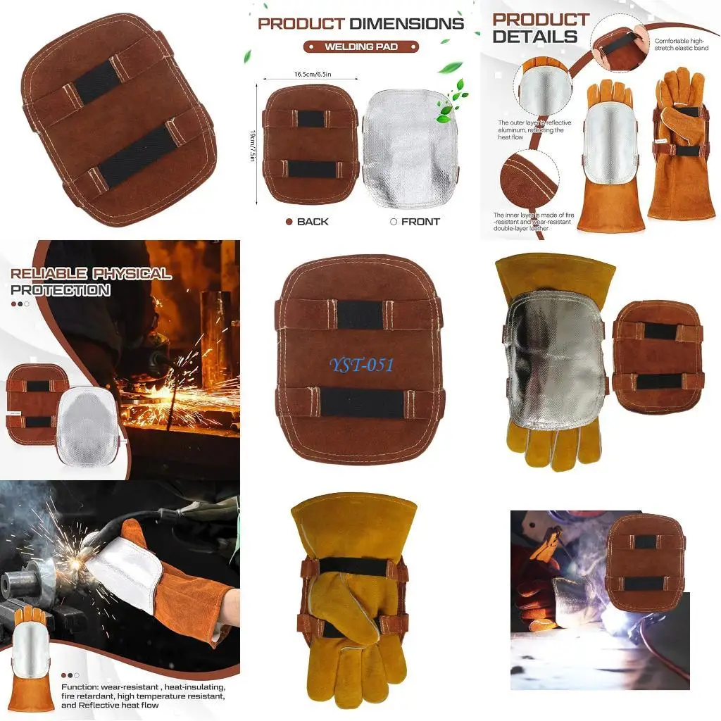 E15A Insulated Welding Hand Protectors with Reflective Aluminum for Thermal Shielding