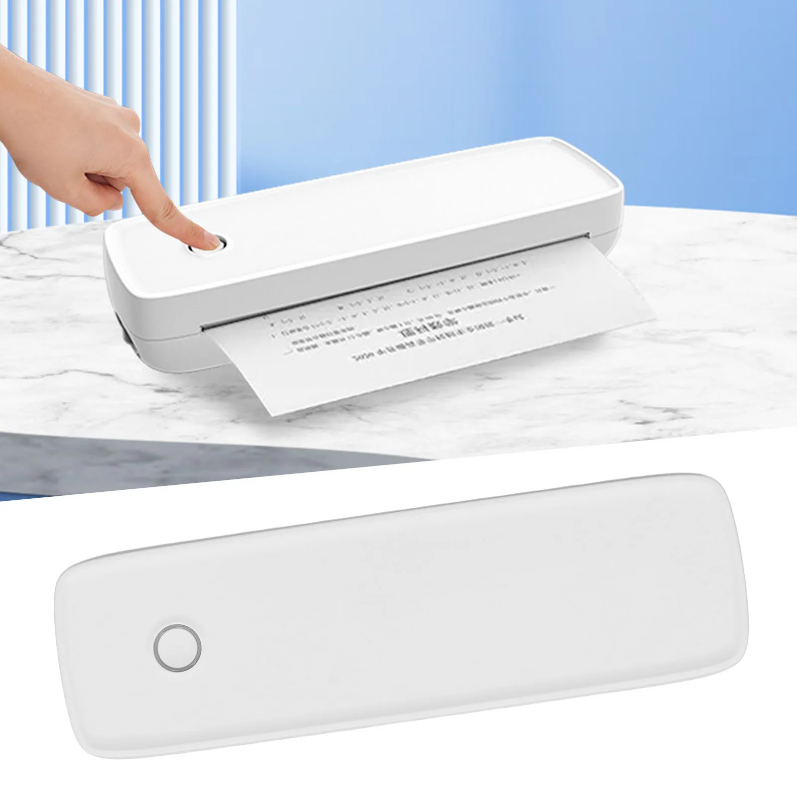 

Мини-термопринтер, термопринтер с USB и Bluetooth, 203 dpi, портативная печатная машина для дома, работы и путешествий