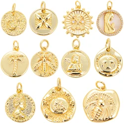 Coconut Tree Angel Lady Portrait Bee Eagle Charm,Bracelet Necklace Pendant Earring Attachment Charm Jewelry Findings Supply S35