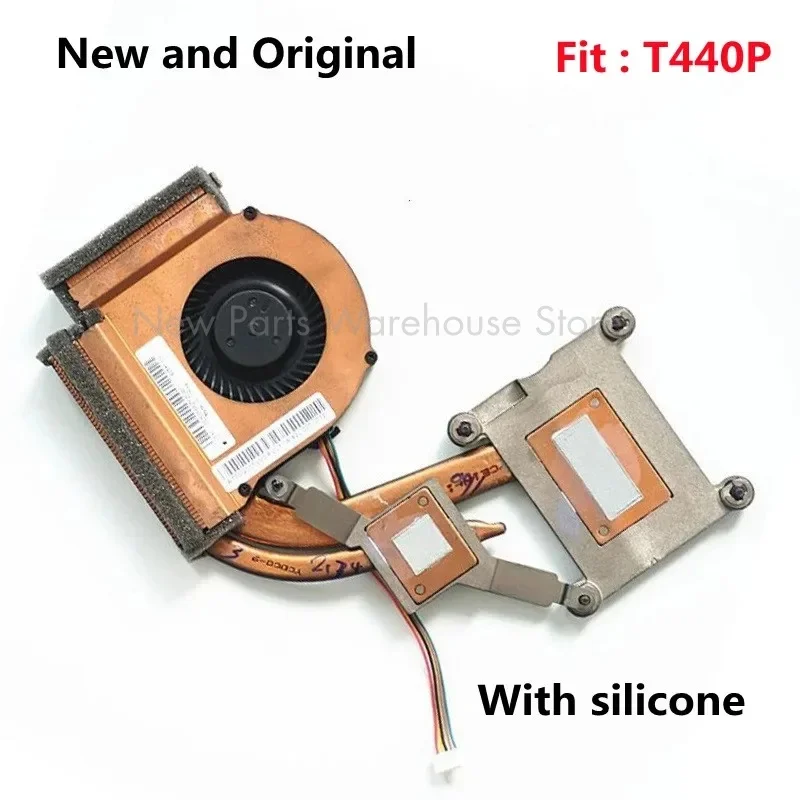 L New Original CPU Cooling Fan Heatsink Radiator Cooler For Lenovo Thinkpad T440P SWG Laptop Discrete Graphics GPU FRU：00HM903